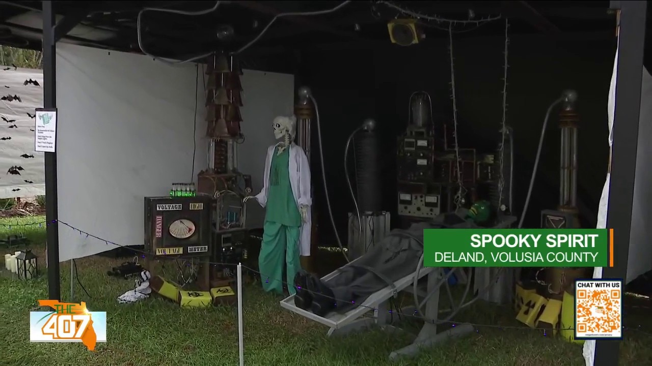 DeLand Homeowner Turns House Into Spooky Halloween Showcase