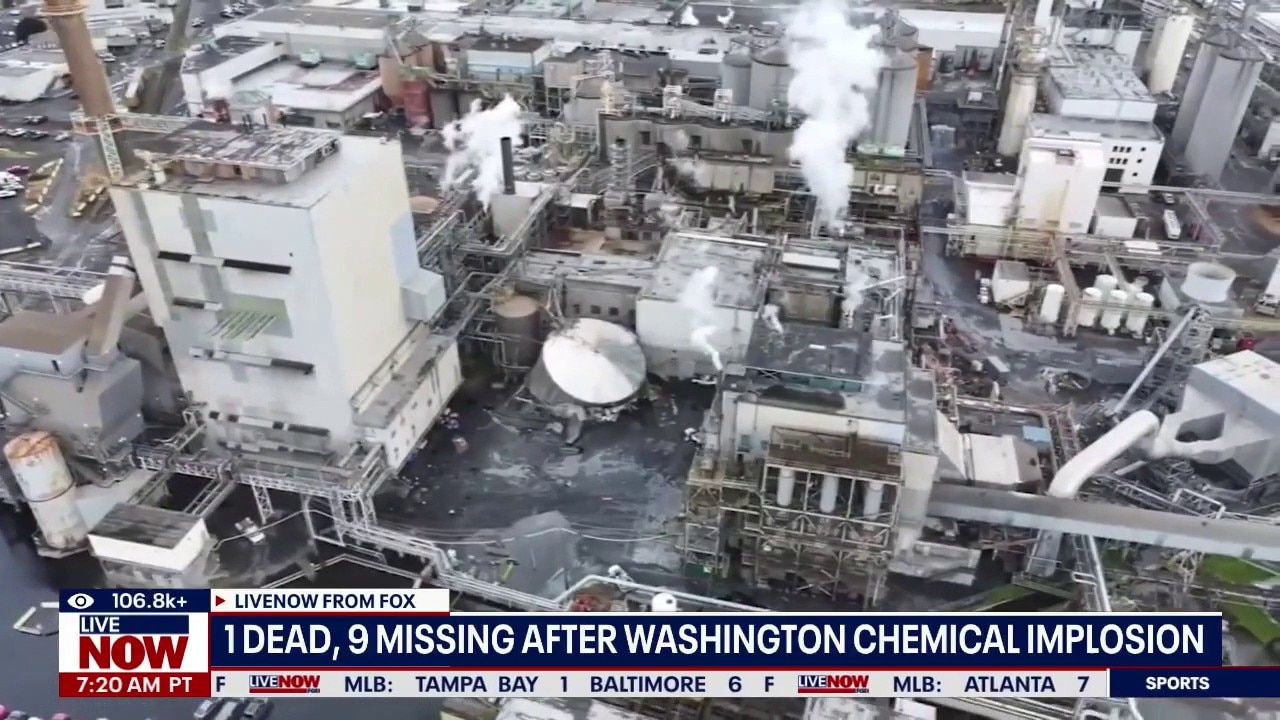 1 dead, 9 missing after Washington chemical implosion