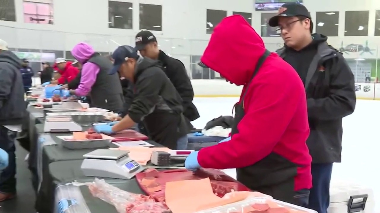 Texas Roadhouse meat-cutting challenge in Houston