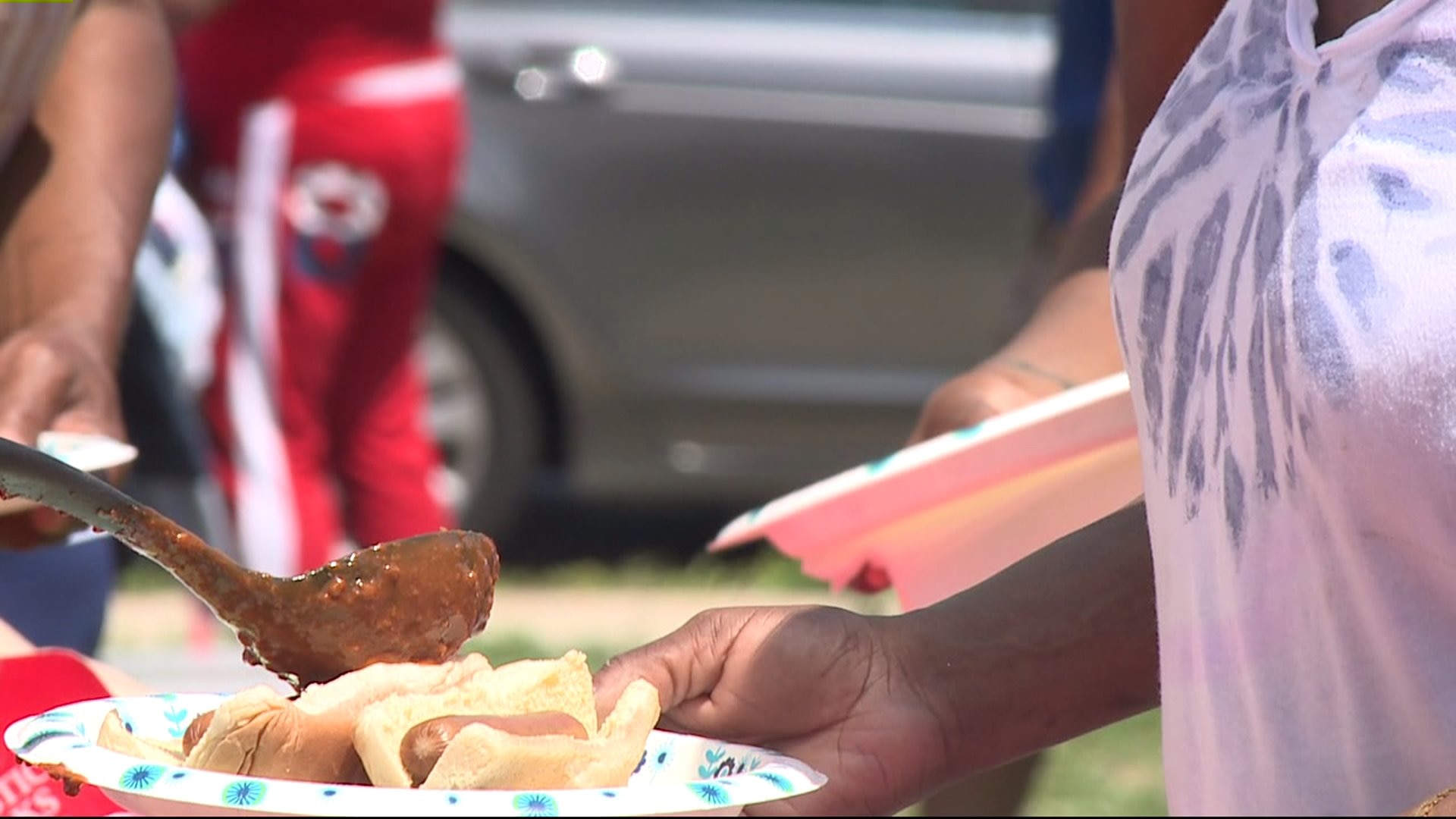 Fourth of July cookout for the homeless