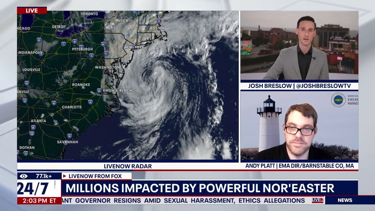 Millions impacted by powerful Nor'easter
