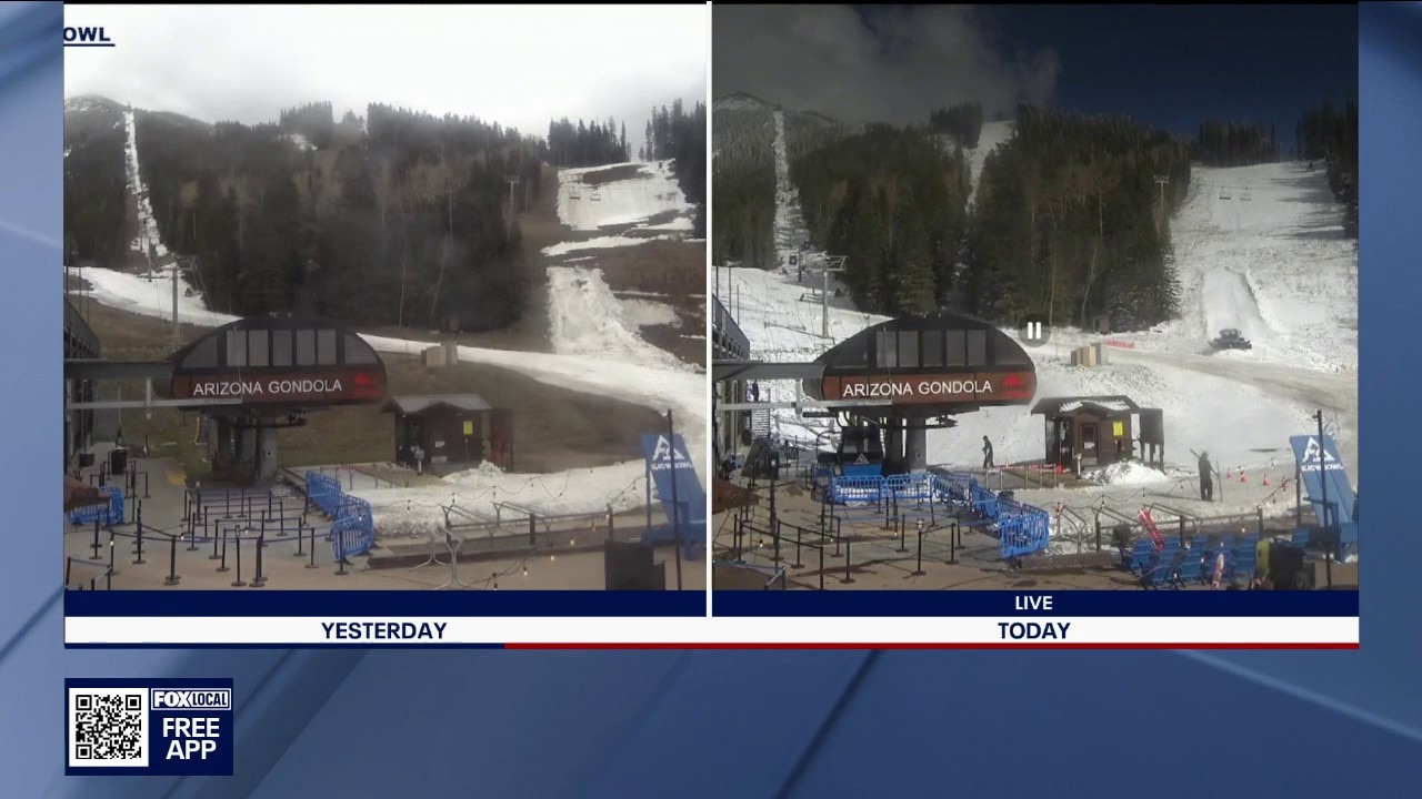 Arizona Snowbowl reopens after getting snow