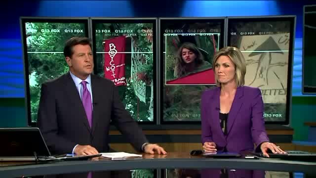 Bainbridge woman stages protest in tree over planned mall