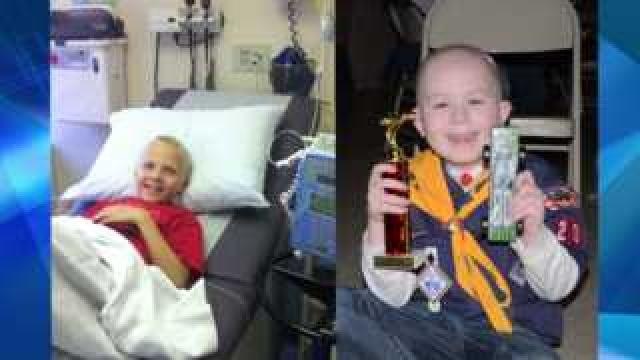 Donating blood in memory of two boys