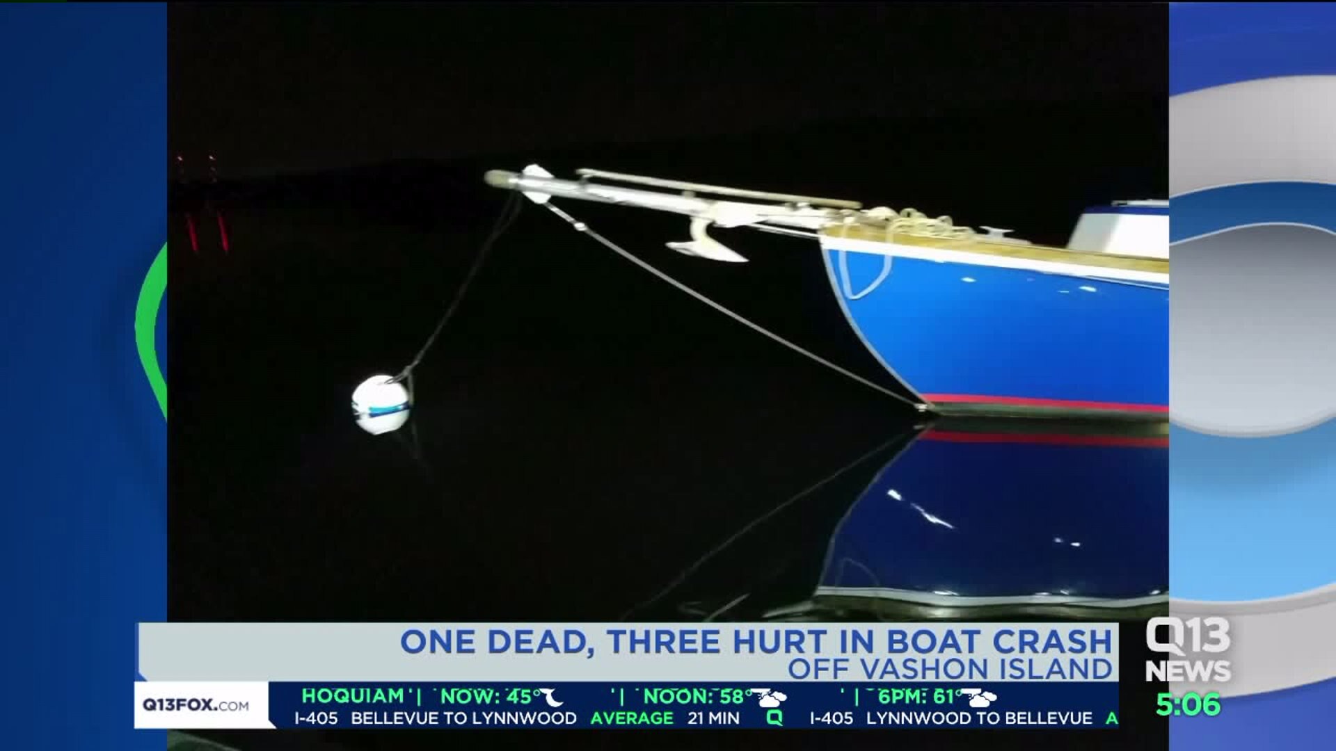 Fatal boat crash off Vashon Island