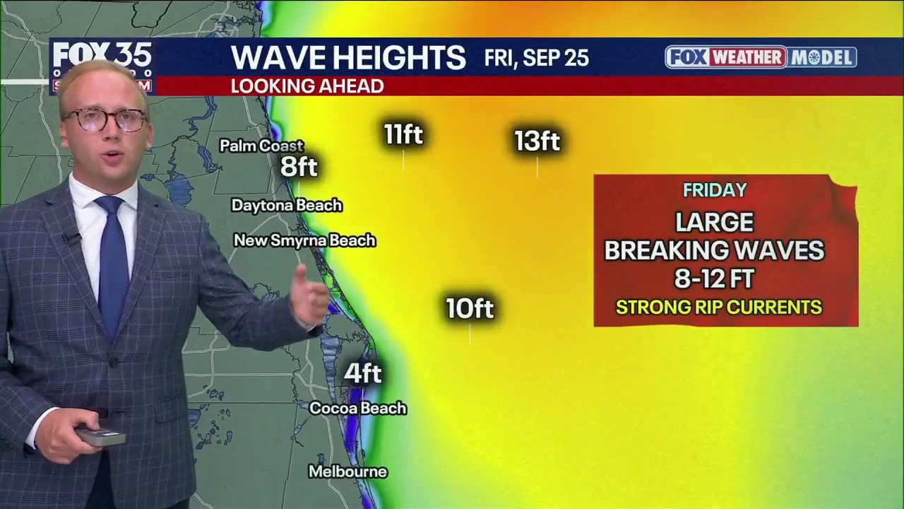 High surf advisory: 4-8 foot waves possible