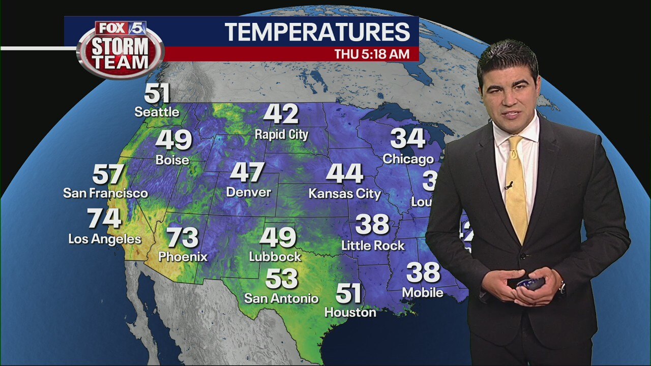 Wednesday morning weather forecast