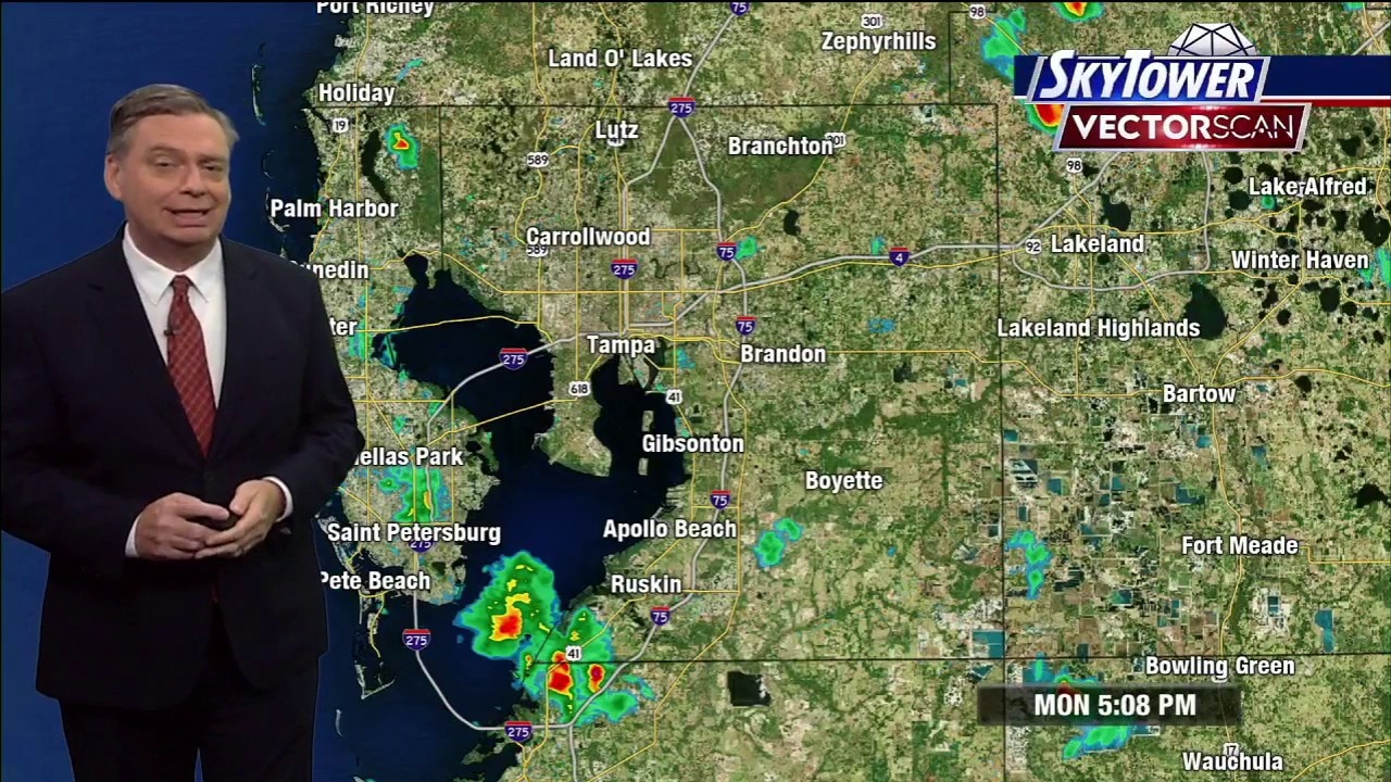Tampa weather I Monday evening forecast