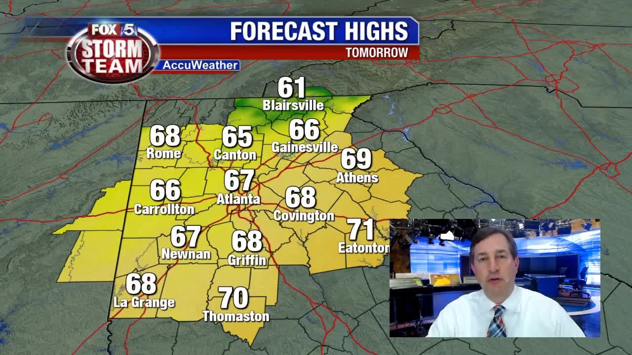 Chilly tonight, unsettled for the Weekend