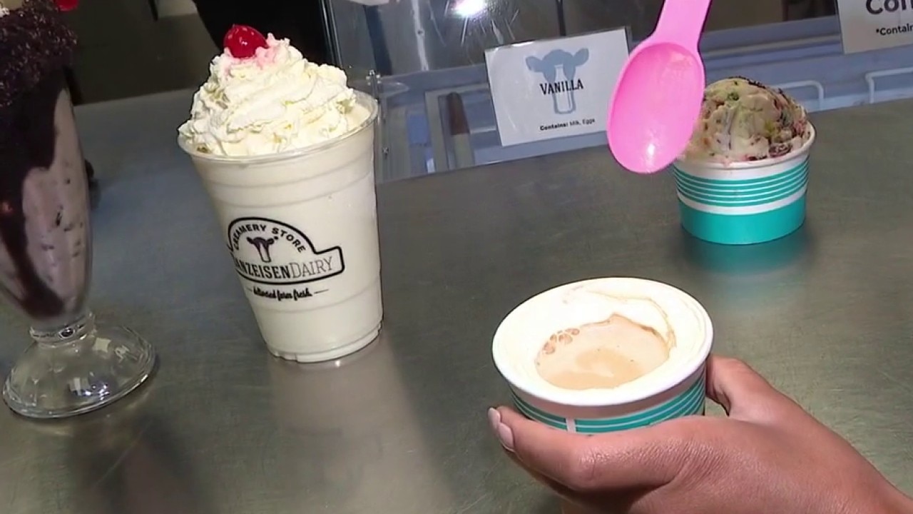Making fresh ice cream treats to beat the Arizona heat