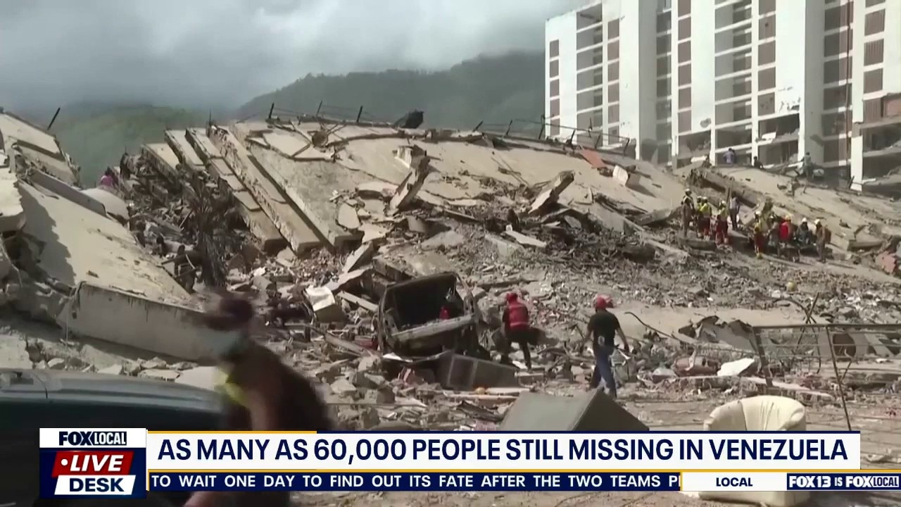 Search for survivors continue with thousands missing after Venezuela disasters