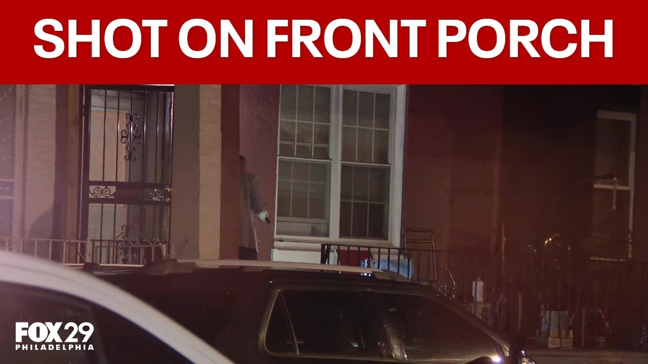 Woman dies after couple shot on front porch of Philadelphia home