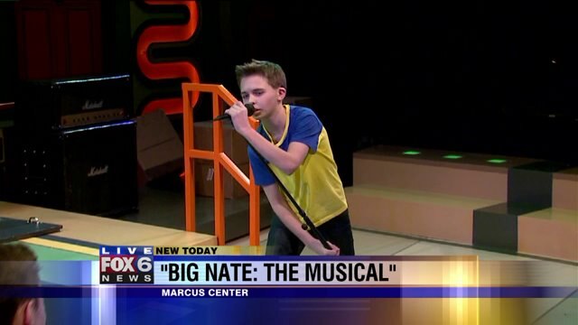 Laura enjoys a sneak peek performance from "Big Nate: The Musical"