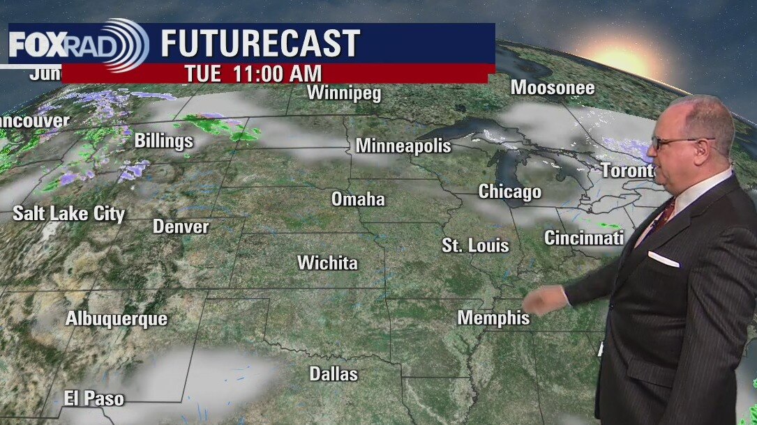Tuesday morning weather forecast