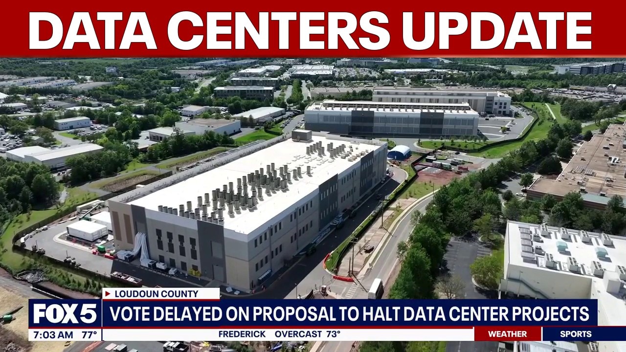 Vote delayed on proposal to halt Loudoun County data center projects