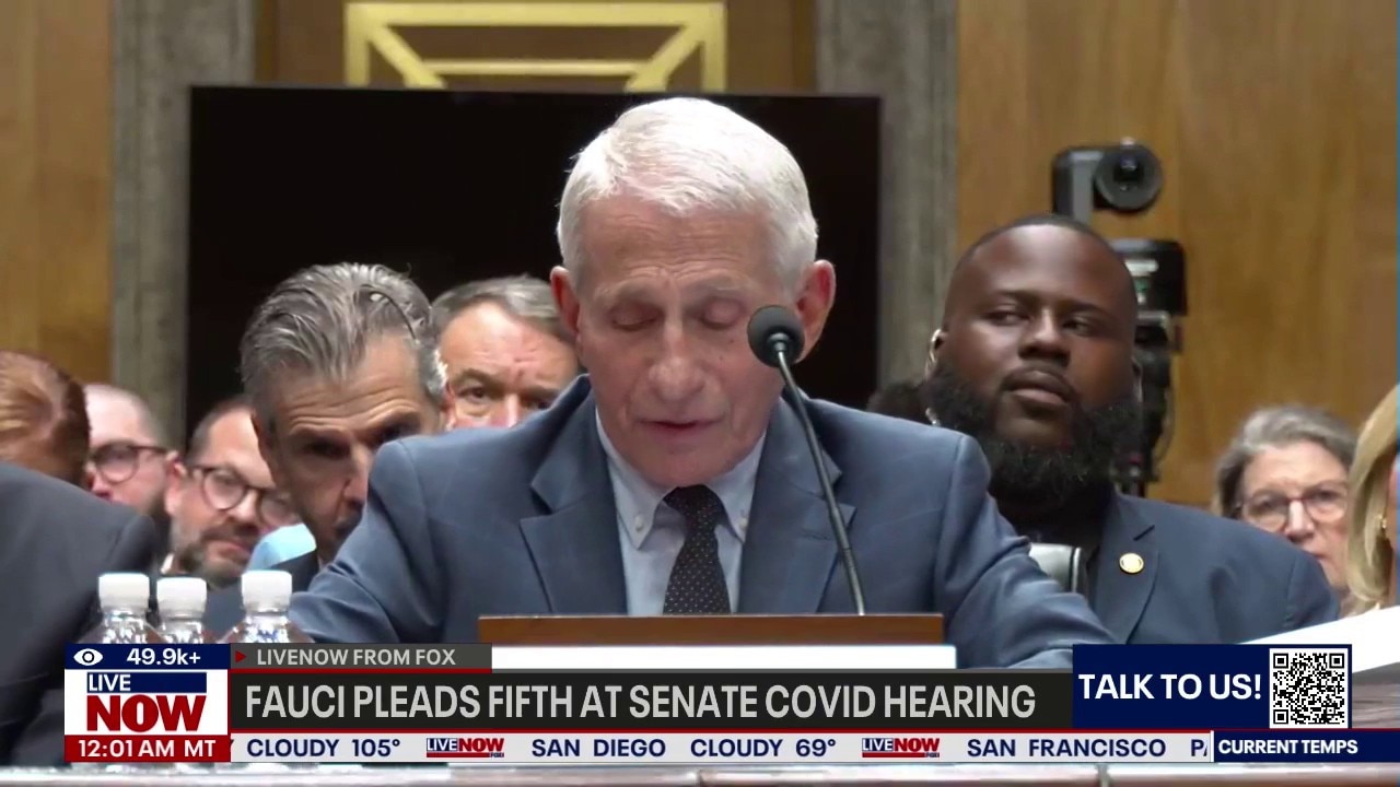 What is the Fifth Amendment and why did Fauci plead it?