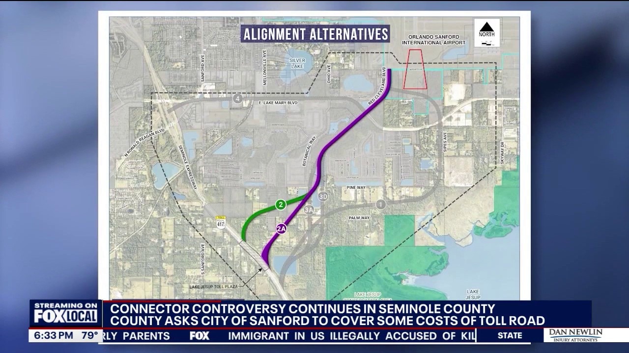 Seminole County considers funding plan for 417 connector toll road
