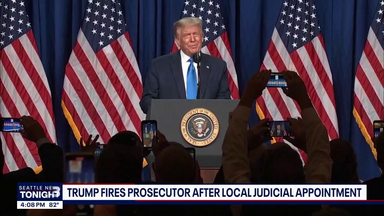 Trump fires Washington's new US attorney within an hour