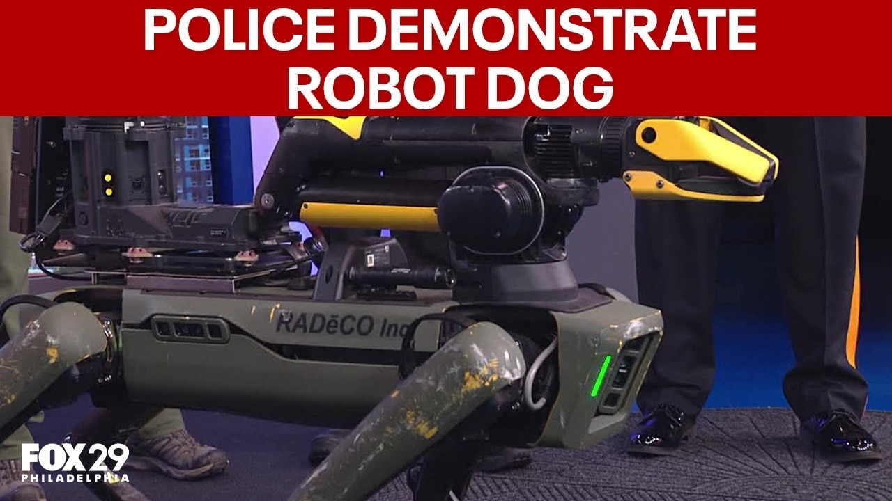 Police demonstrate robot dog used in critical incidents