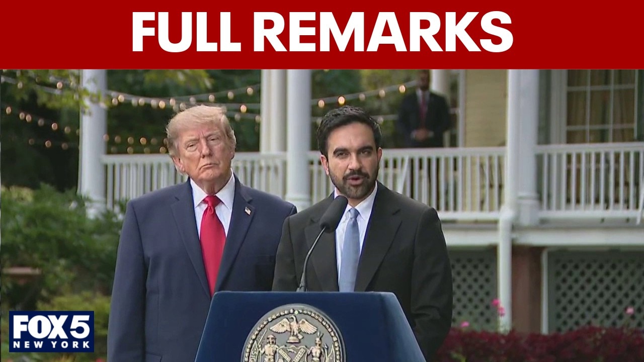 FULL: Mamdani, Trump speak after Gracie Mansion meeting