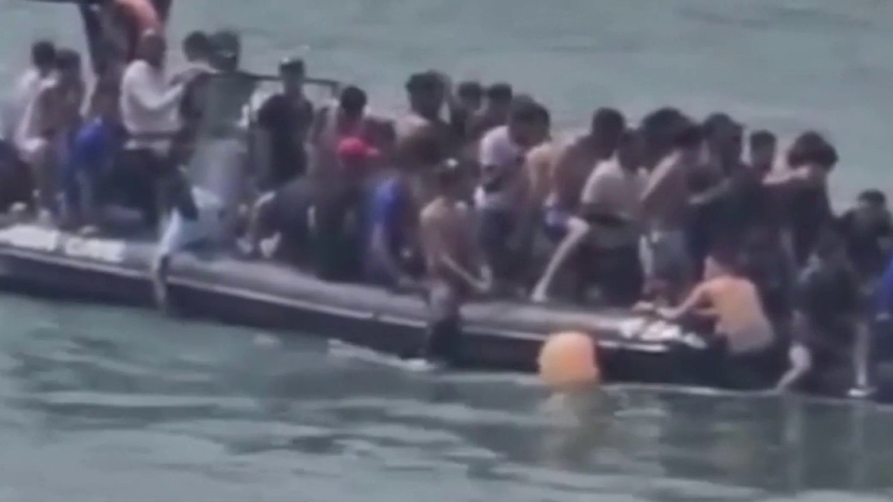 60,000 migrants crossed into Spanish territory of Ceuta