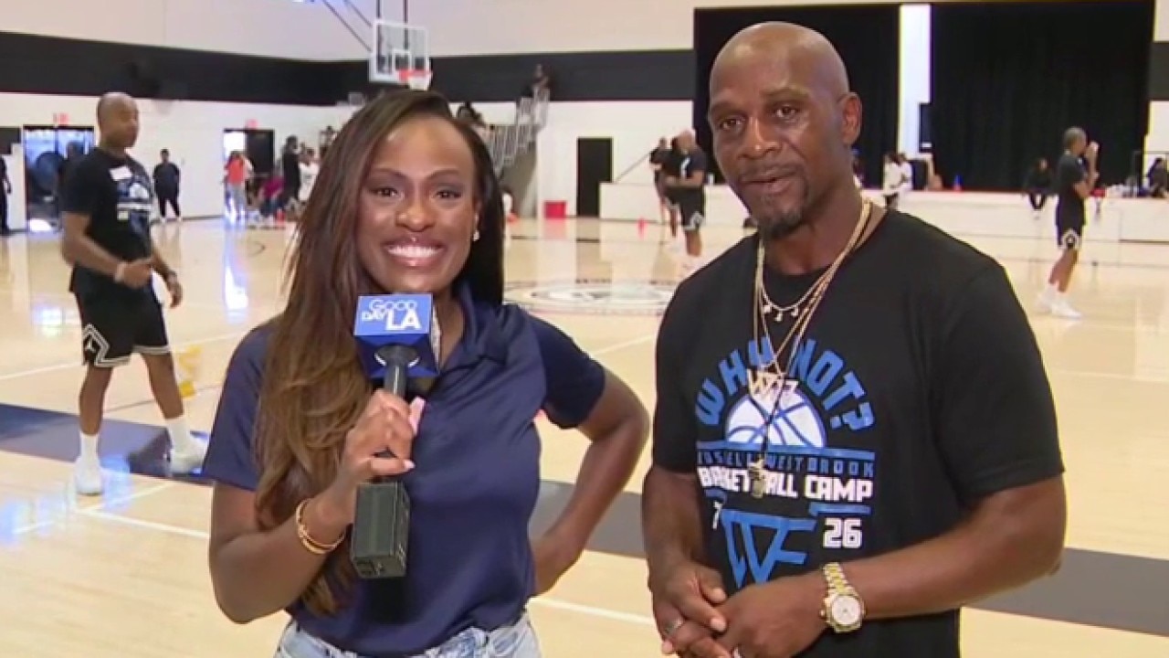 Russell Westbrook's dad shares gratitude at South LA basketball camp