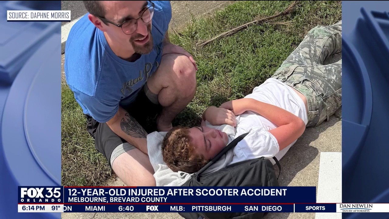 12-year-old suffers concussion in scooter crash, mother urges helmet use