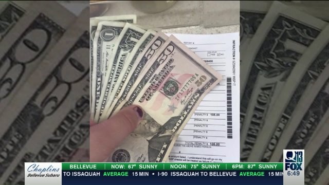 Barista receives $105 tip after speeding ticket
