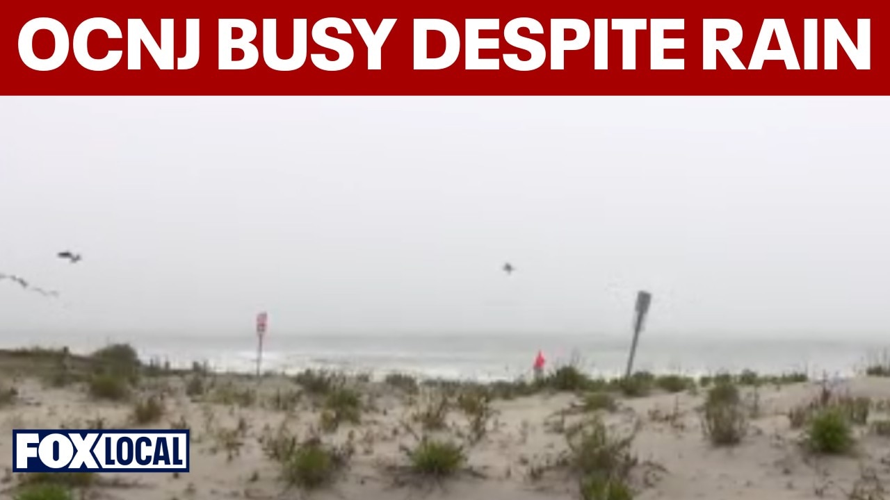 Ocean City boardwalk busy despite rainy Memorial Day weekend weather