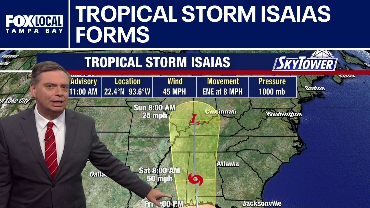 Hurricane watch issued ahead of Isaias