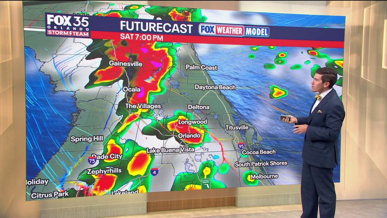 Orlando AM Weather Forecast: Storm chances rising Saturday afternoon & evening 
