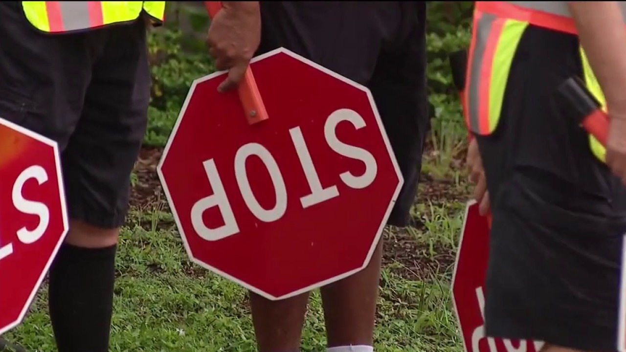 Crossing guards train for new school year