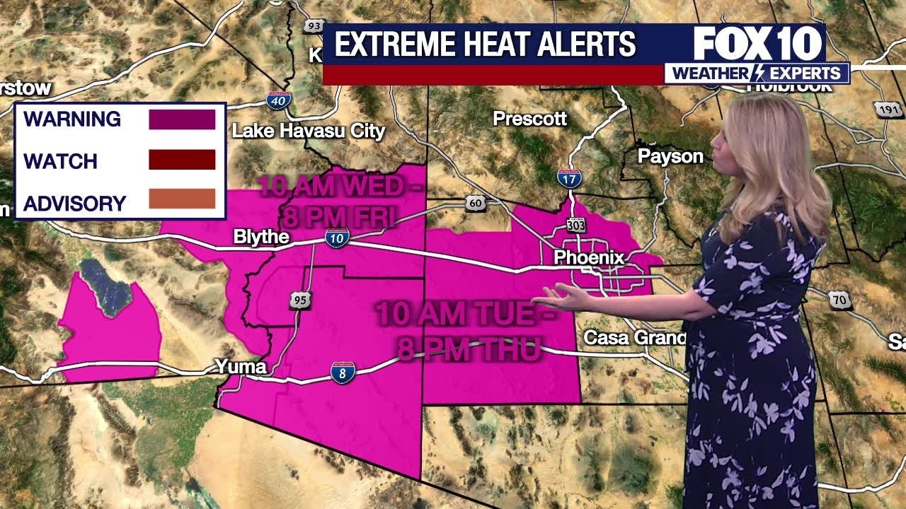 AZ weather: Heat warning for Phoenix this week