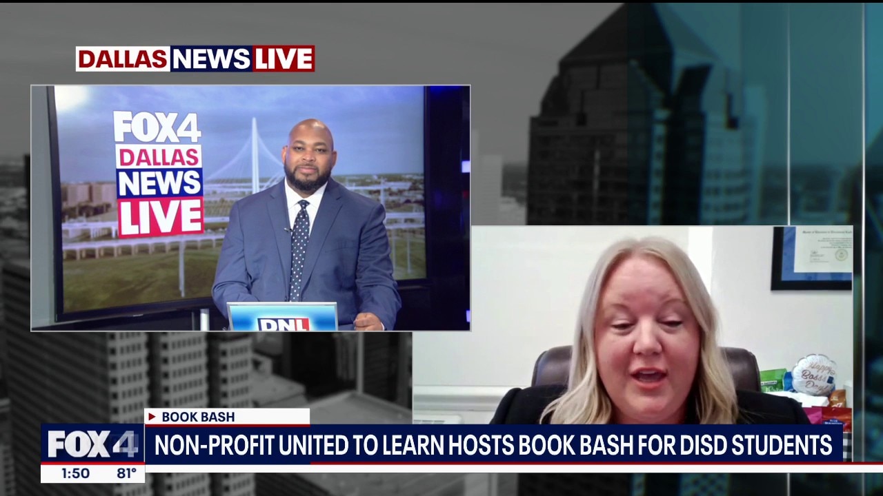 DISD receives books from United to Learn | Dallas News Live