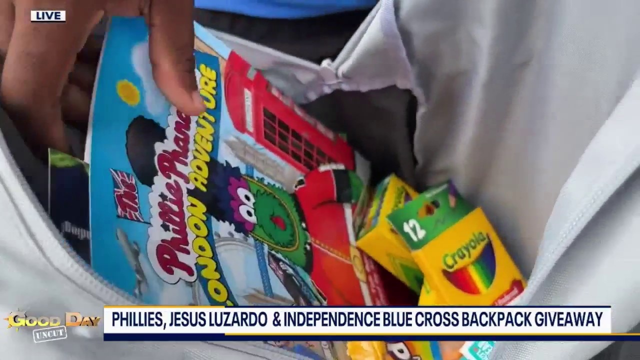 Good Day Uncut: Phillies Backpack Giveaway