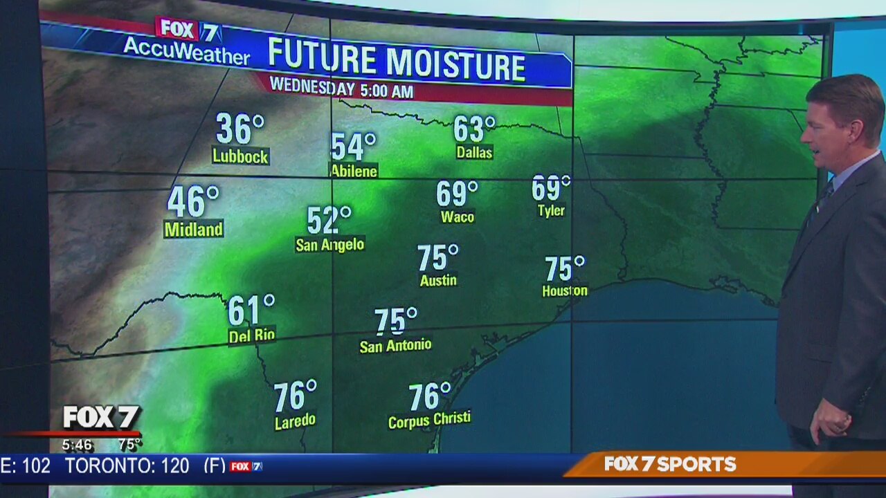 Morning weather forecast for May 22