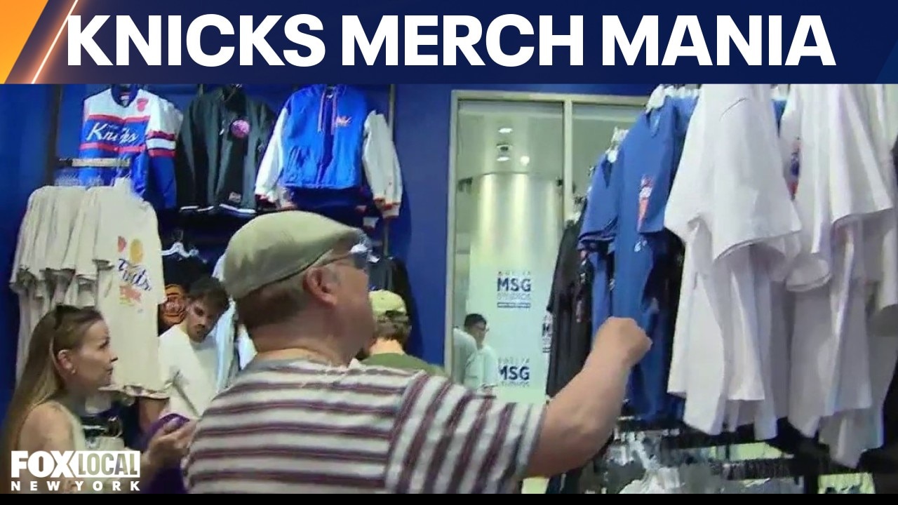 Knicks merch flying off the shelves in NYC