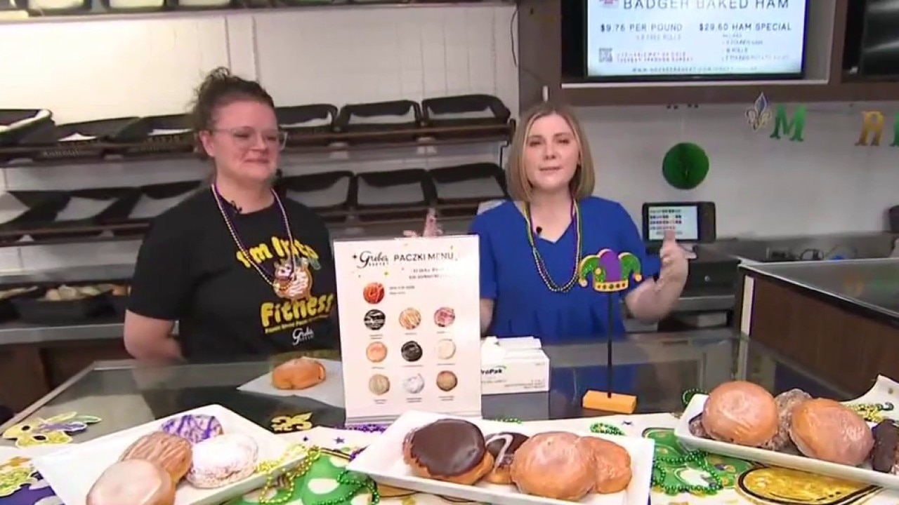 Paczki flavors at Grebe's Bakery