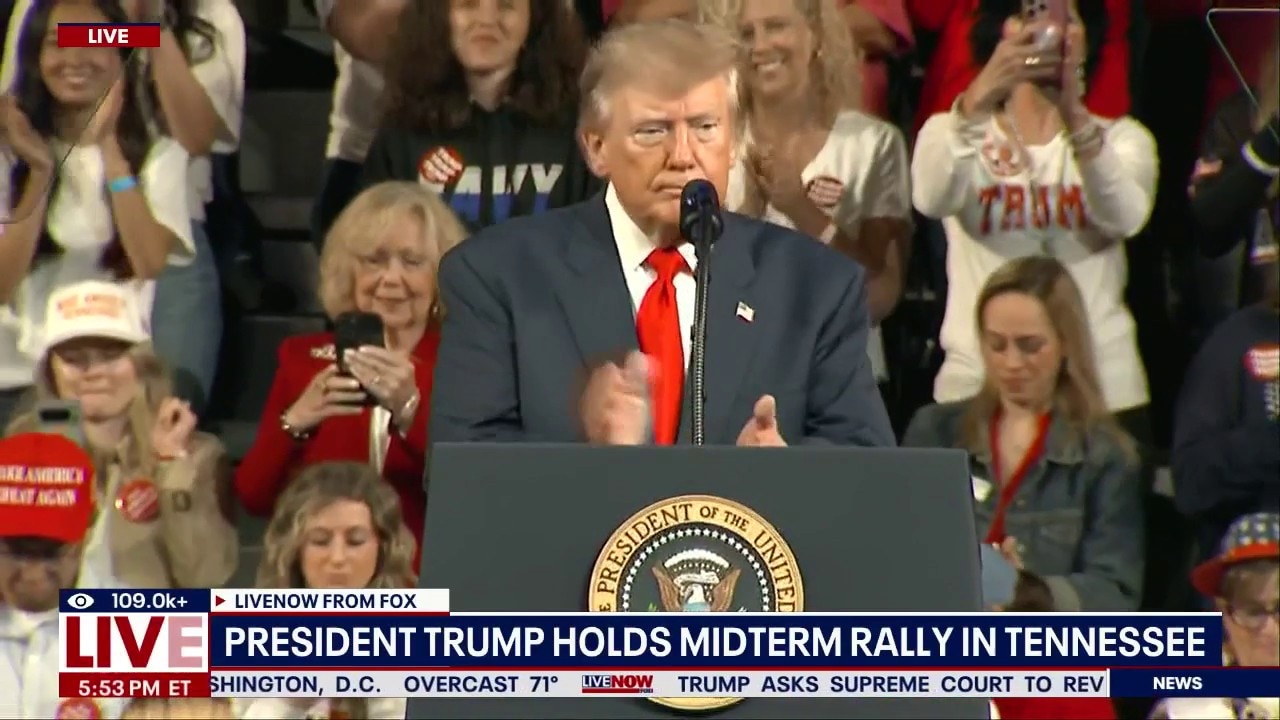 President Trump holds Midterm rally in Tennessee
