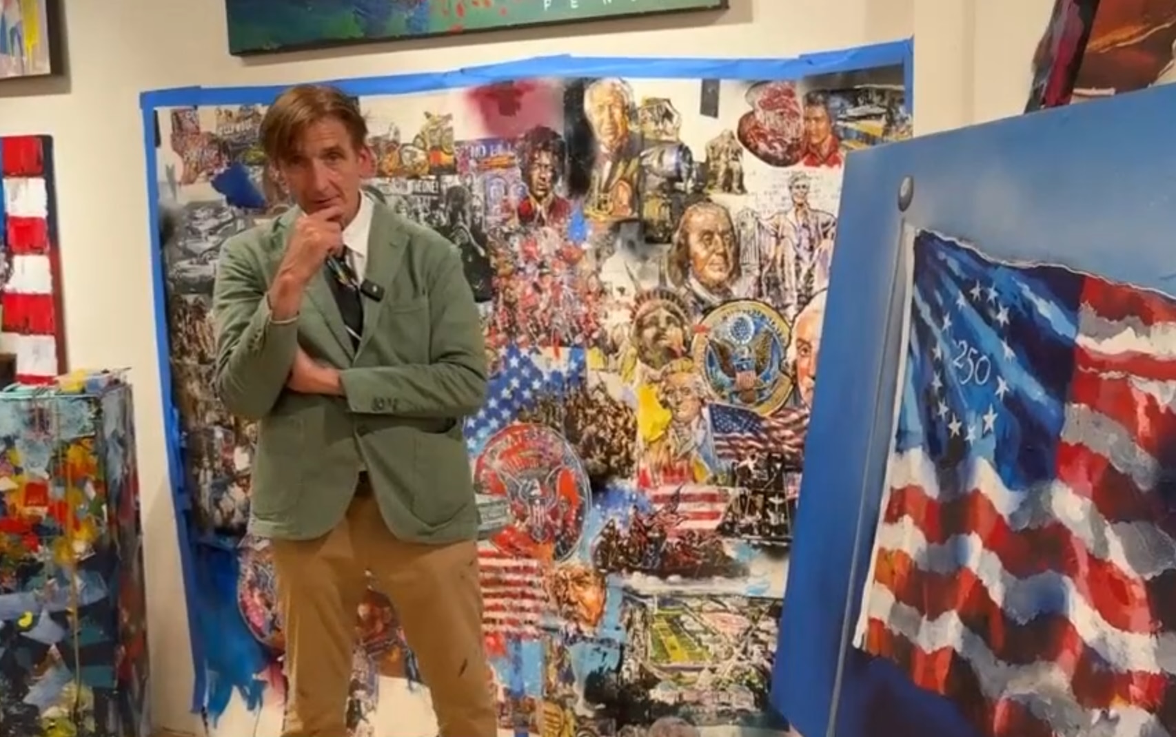 America250: Artist Steve Penley honors country's history