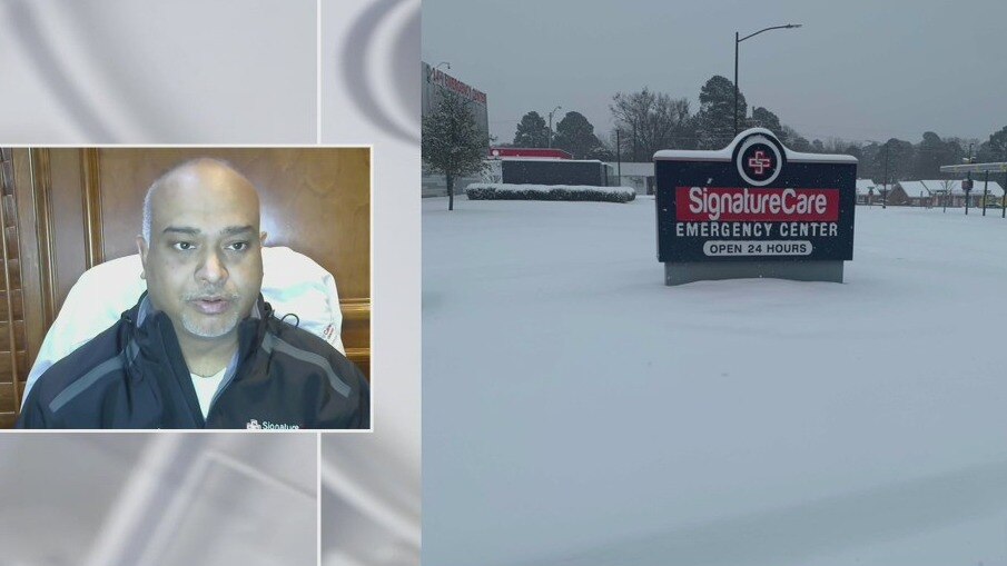 No snow days for doctors and nurses