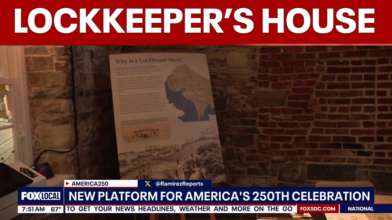 America 250: Inside look at the Lockkeeper’s House