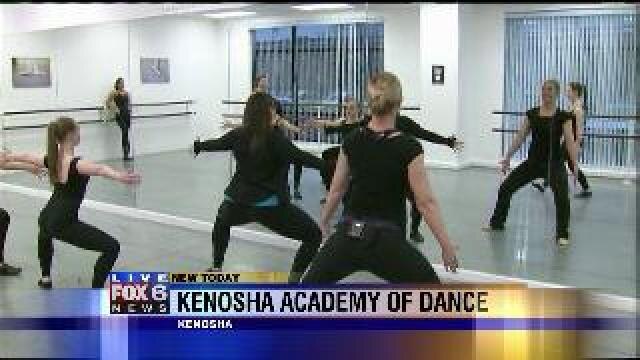 Laura puts her dancing skills to the test at Kenosha Academy of Dance