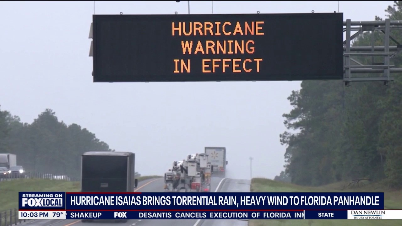 Hurricane Isaias brings torrential rain, heavy wind to Panhandle