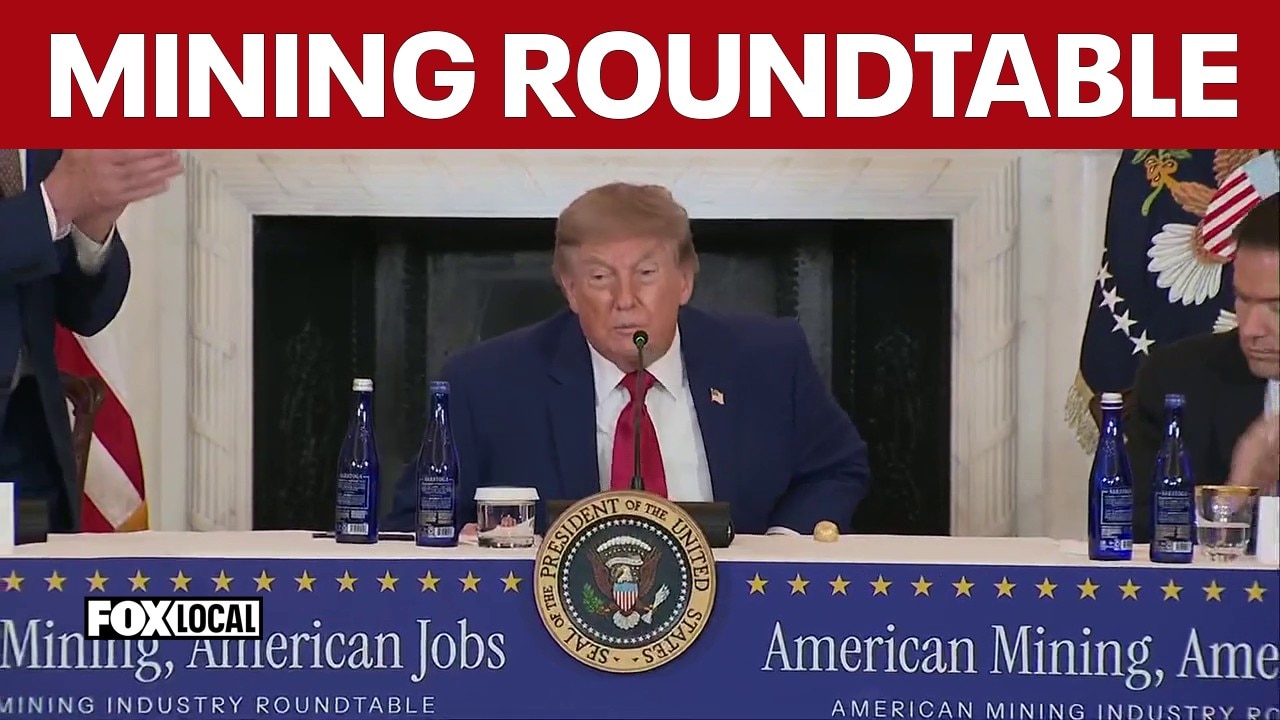 FULL: President Trump Hosts Roundtable on American Mining Industry