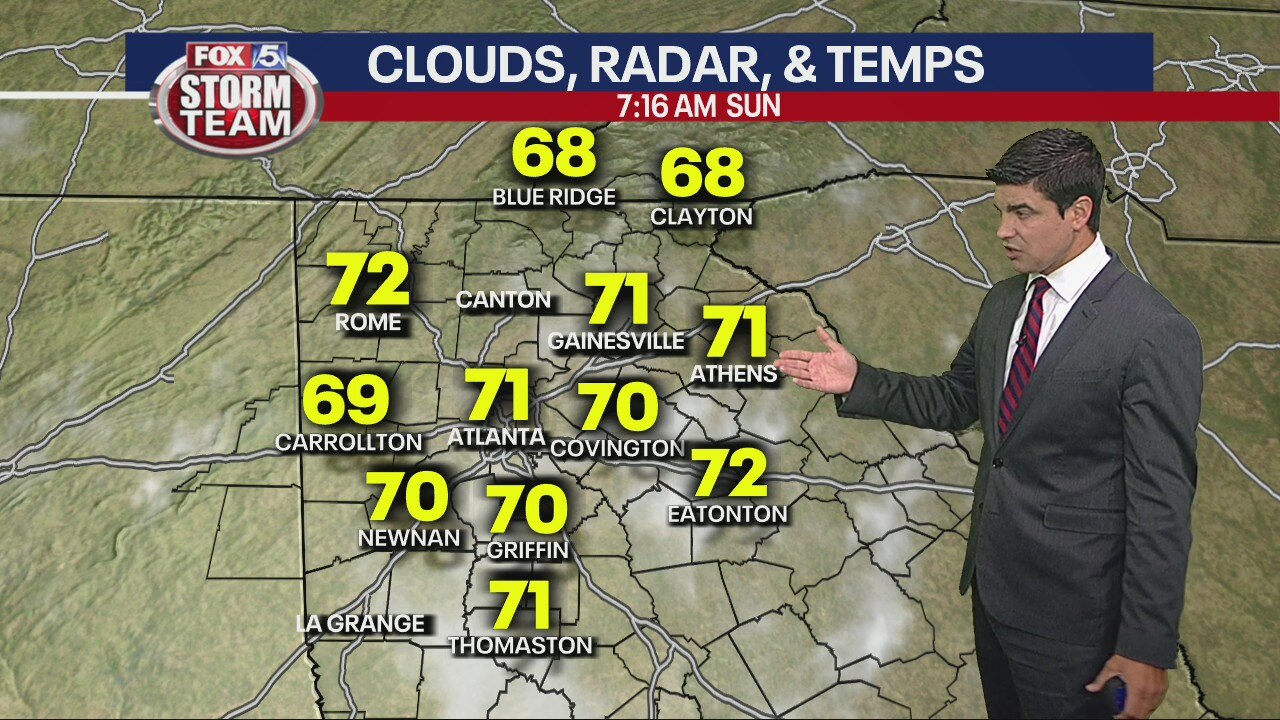 Sunday morning forecast