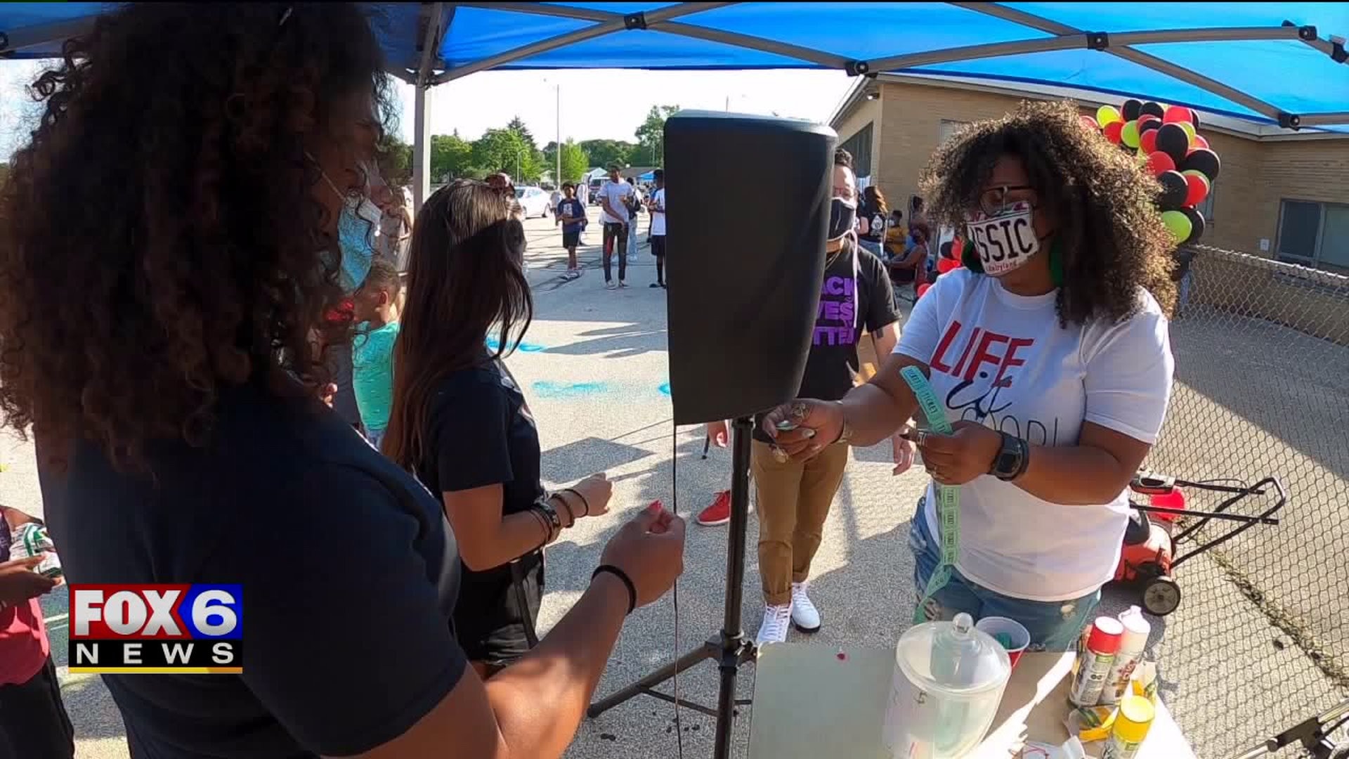 Milwaukee school Juneteenth celebration