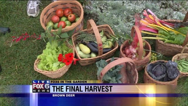 Several crops are not quite finished for the season even if we are
