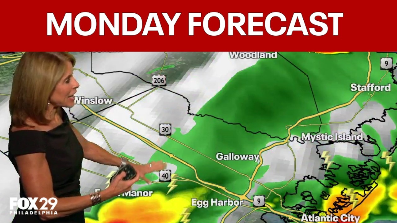 Philadelphia weather: Monday evening forecast