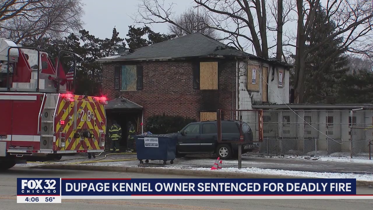 DuPage County kennel owner sentenced for deadly fire